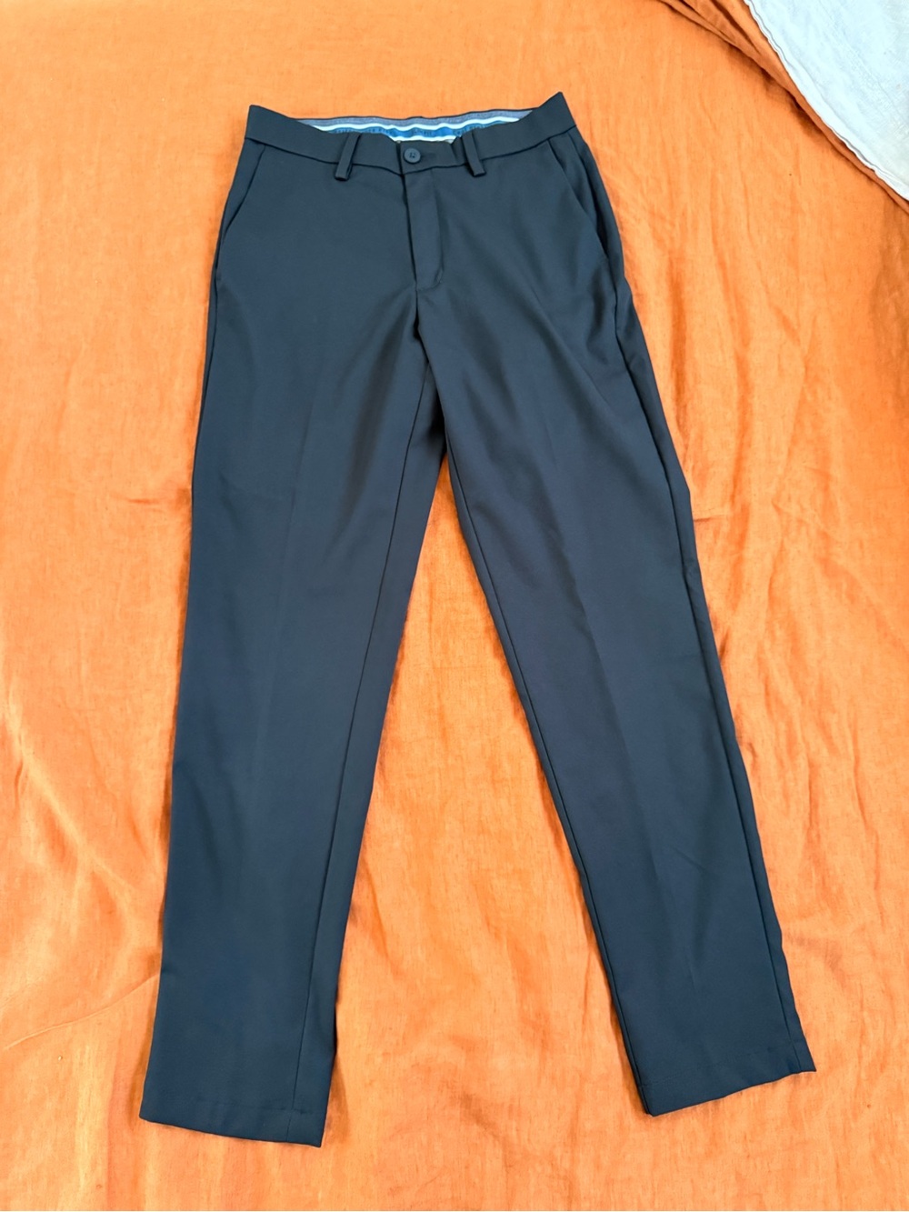 Haggar Men's Black Dress Pants - Straight Fit